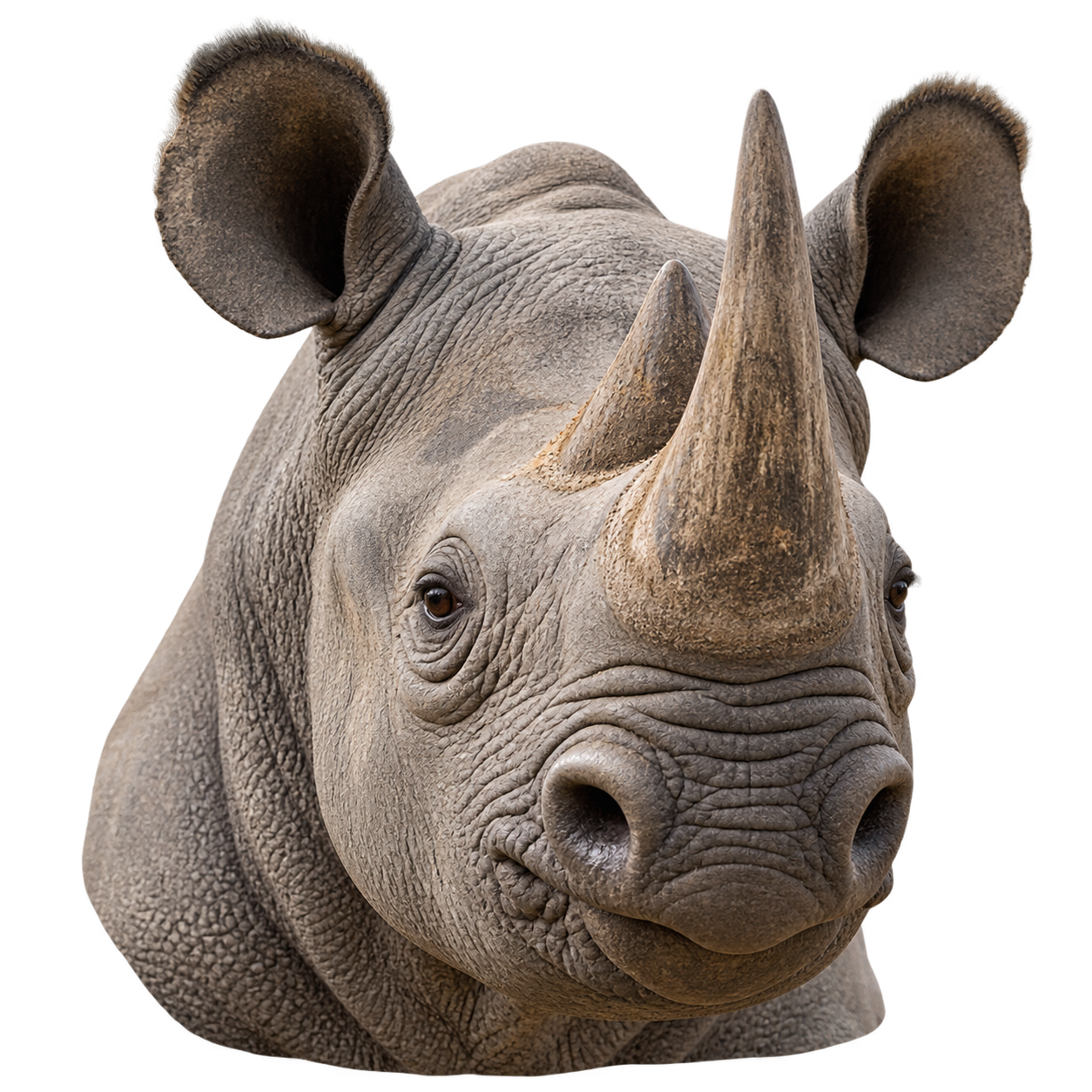 Rhino head, team mascot