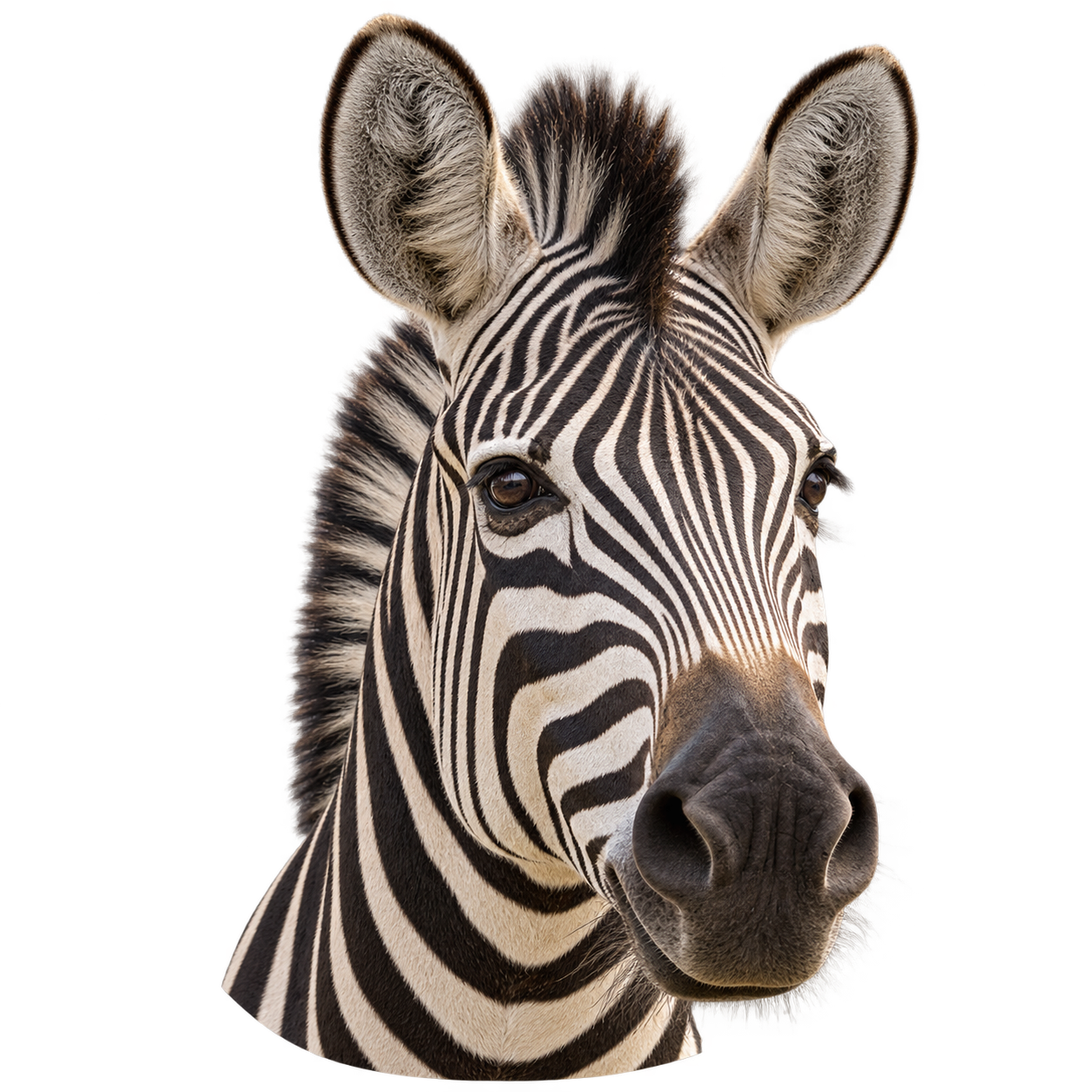 Zebra head, team mascot